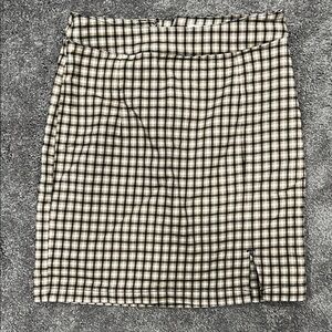 Garage Black and Cream Pencil Skirt